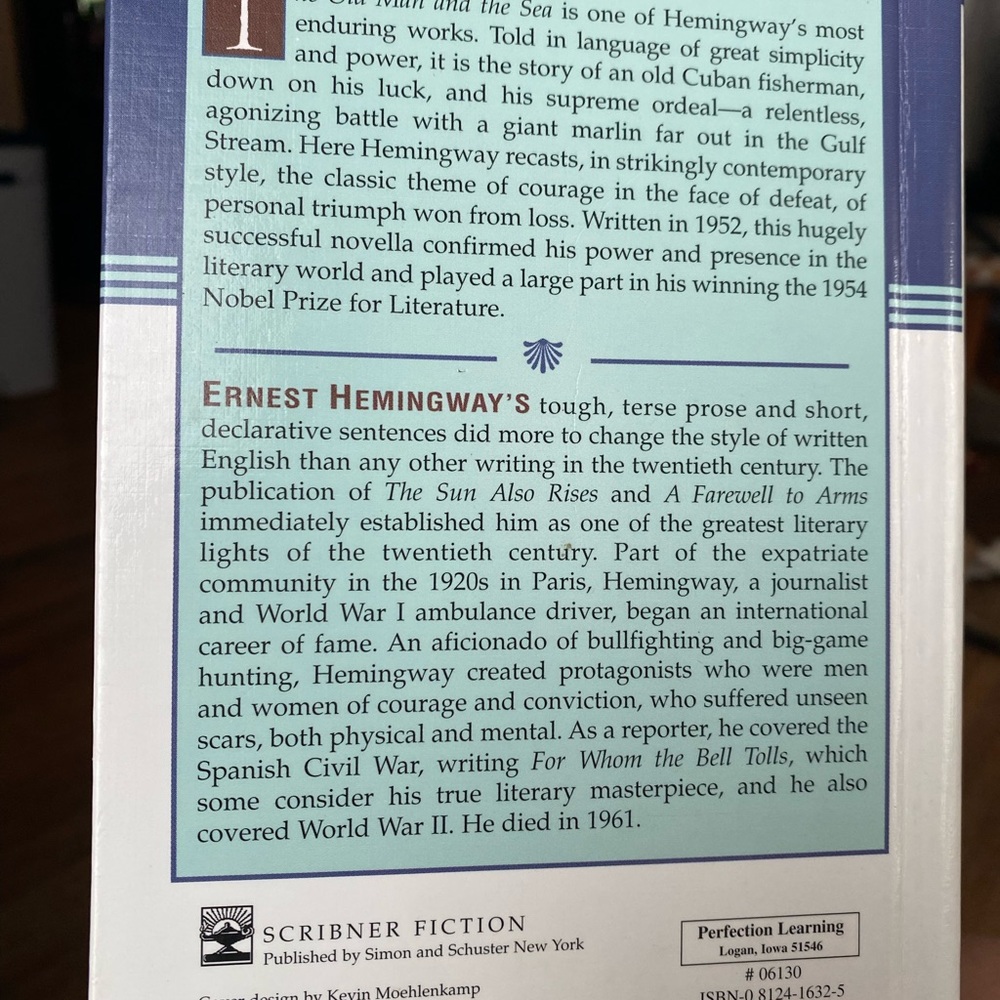 The Old Man And The Sea by Ernest Hemingway - Picture 6 of 6